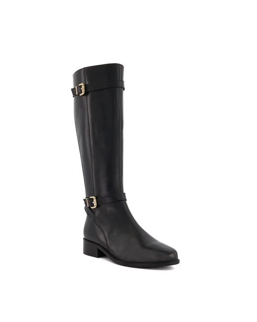 Dune Black Tepi Knee High Boots