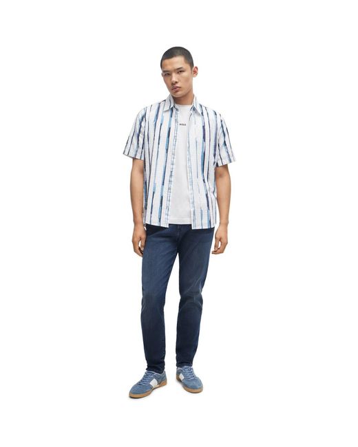 Boss Blue Brandon Tennis Style Trainer for men