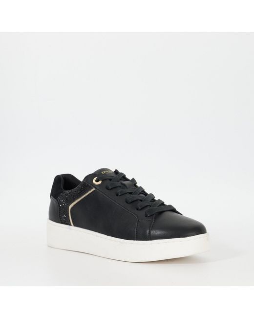 Dune Black Elli Low-Top Trainers