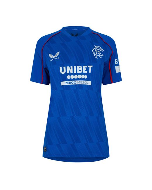 Castore Blue Rangers Home Authentic Shirt 2024 2025