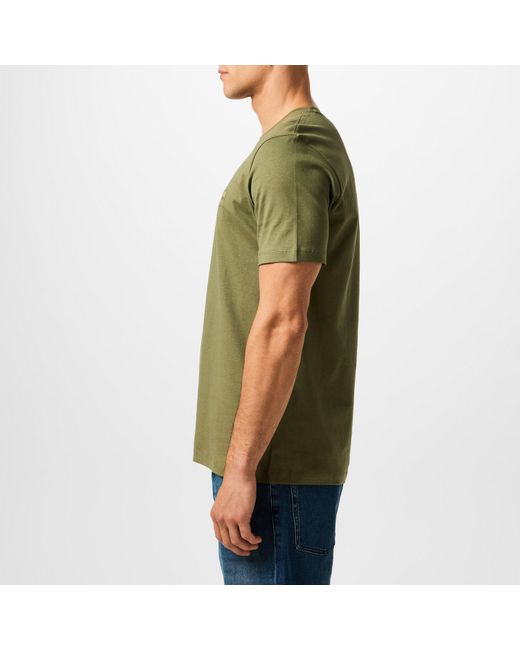 Boss Green Tales T-Shirt With Logo Patch Premium Cotton for men