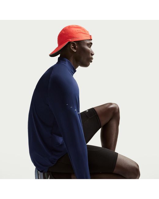 Nike Blue Stride Half Zip Top for men