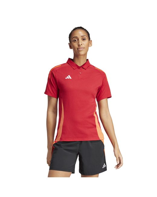 Adidas Tiro24 Collared Neck Short Sleeve Polo Shirt