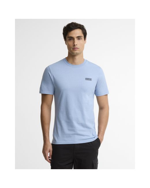 Barbour Blue Small Logo T-Shirt for men