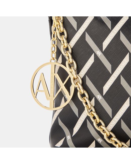 ARMANI EXCHANGE Black Shoulder Bag