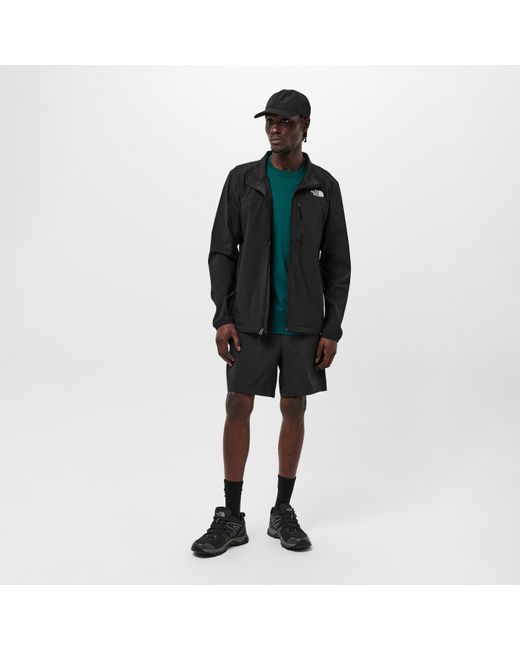 The North Face Black Nimble Wind-Resistant Water-Repellent Softshell Jacket for men