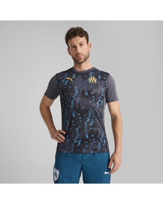 PUMA Blue Olympique De Marseille Pre Match Shirt Adults for men