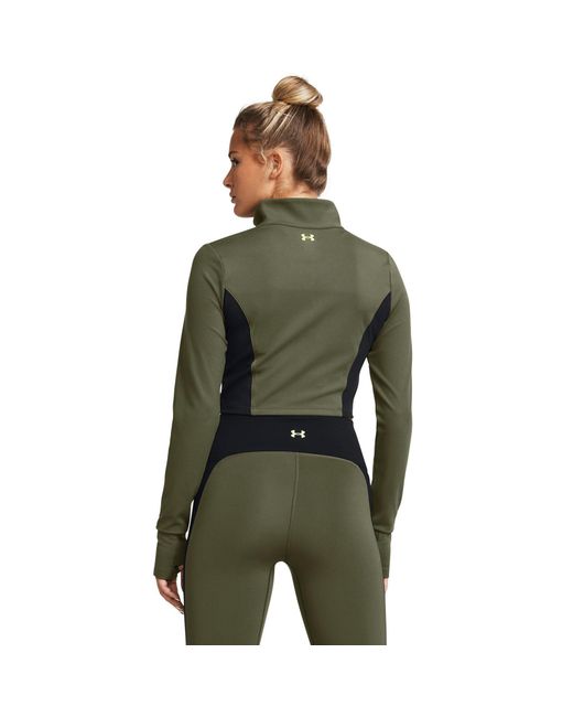 Under Armour Green Project Rock Cropped Gym Jacket