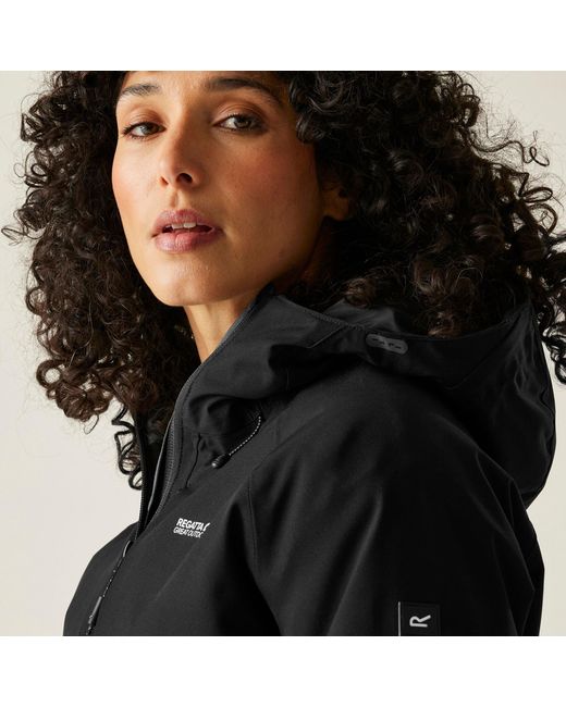 Regatta Black Highton Stretch Waterproof Insulated Jacket