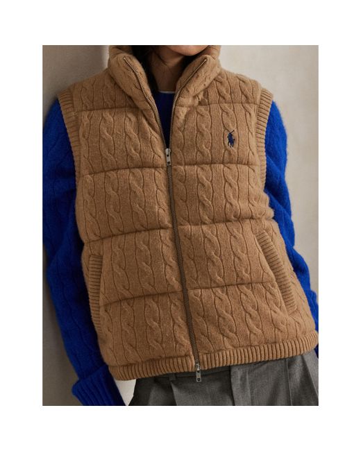 Polo Ralph Lauren Natural Knitted Gilet