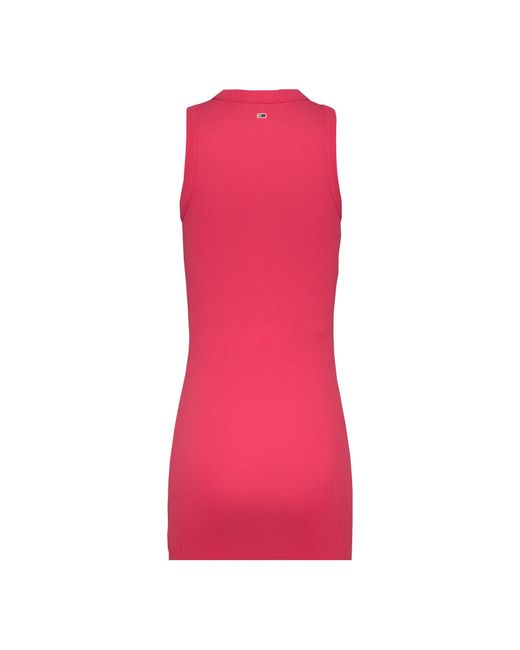 Tommy Hilfiger Pink Bubble Tank Mini Dress