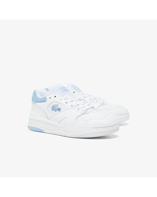 Lacoste White Lineshot Leather Trainers