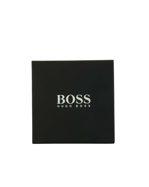 HUGO Black Id Stainless Steel Bracelet for men