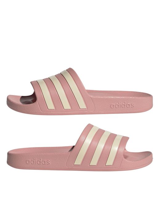 Adidas Pink Adilette Aqua Slide