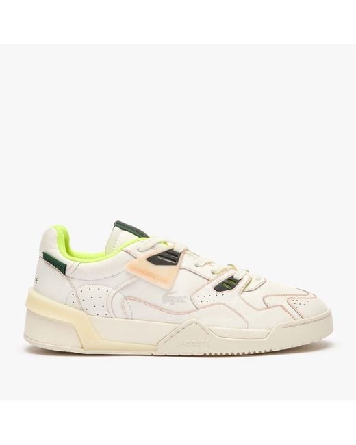 Lacoste White Lt 125 Leather Trainers for men