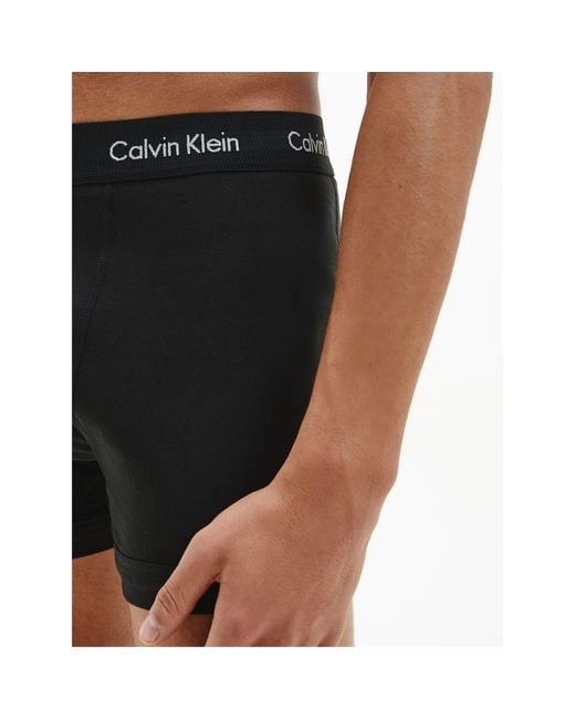 Calvin Klein Blue 3-Pack Cotton Stretch Boxer Shorts for men