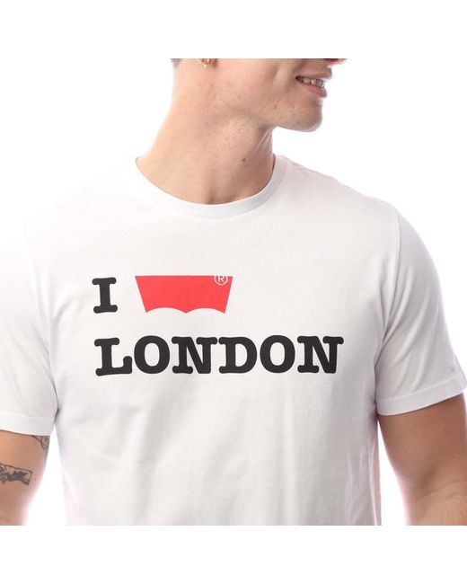 Levi's White Destination T-Shirt for men