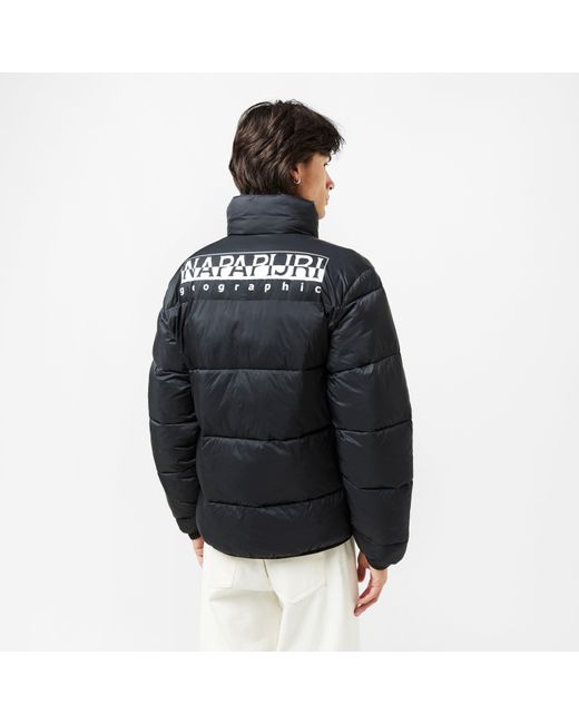 Napapijri Black Suomi Padded Jacket for men