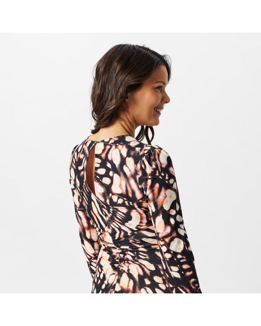 Biba White Jersey Midi Dress