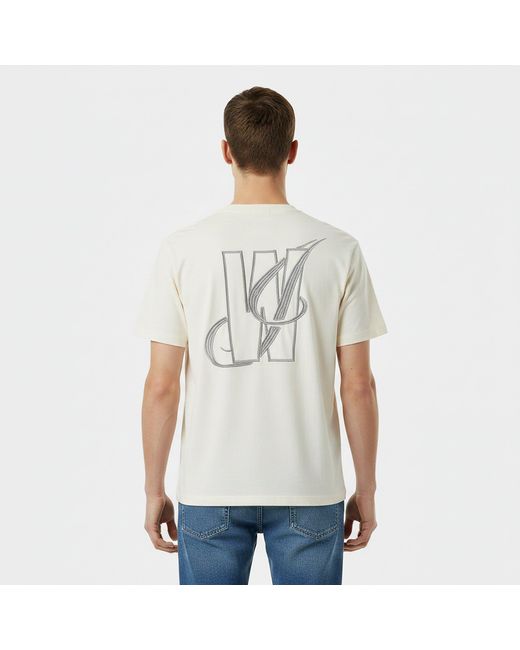Jack Wills White Regular Fit T-Shirt for men
