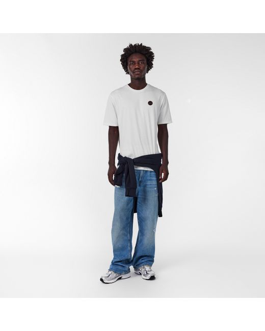 Napapijri White Badge Short Sleeve T-Shirt for men