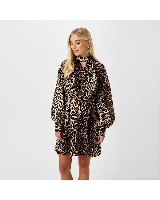 Biba Black Balloon Sleeve Dress