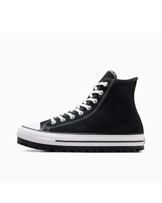 Converse Black Chuck Taylor All Star Cit High-Top Trainers