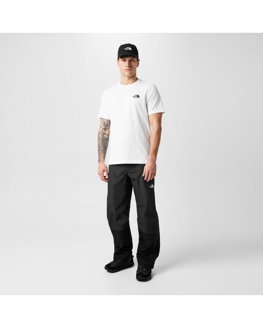 The North Face White Regular Fit Simple Dome T-Shirt for men