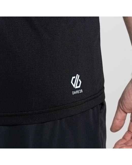 Dare 2b Black Accelerate Tee for men