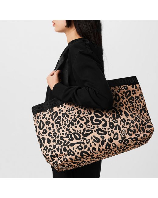 HUGO Black Becky Shopper Tote Bag