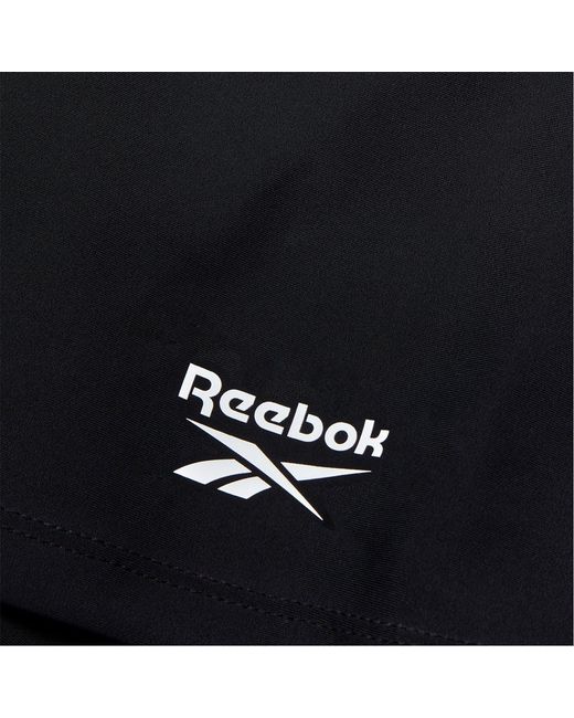 Reebok Black Performance Swim Shorts Bardo for men