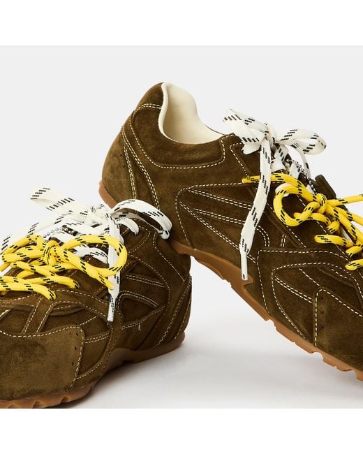 Nokwol Brown Atlas Low-Top Trainers
