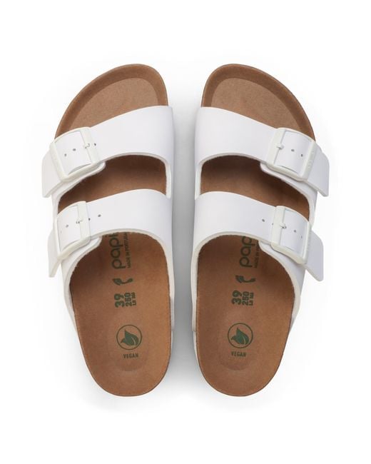 Birkenstock White Bstk Arizona Grooved Ld64