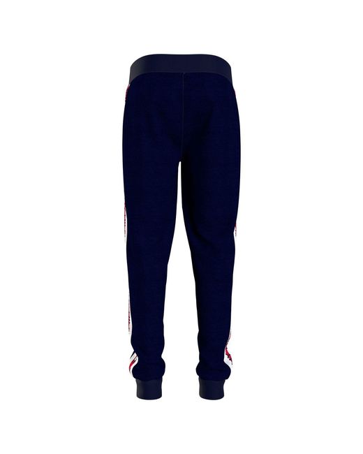 Tommy Hilfiger Blue Repeat Logo Track Pants for men