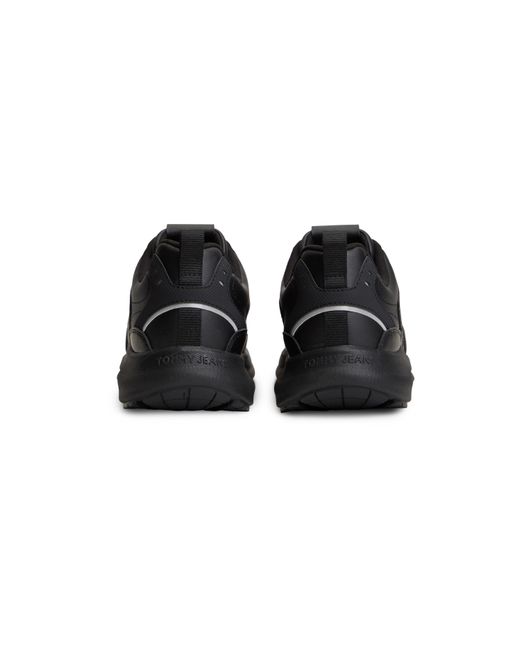 Tommy Hilfiger Black Tj Lth Runner Sn71 for men