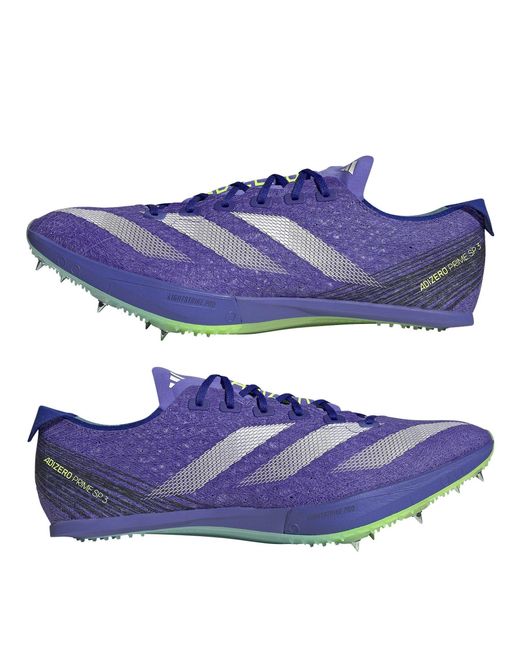 Adidas Blue Adizero Prime Sp3 Training Shoes for men