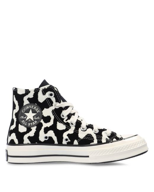 Converse Blue Chuck 70 Leopard Remix Canvas High-Top Trainers