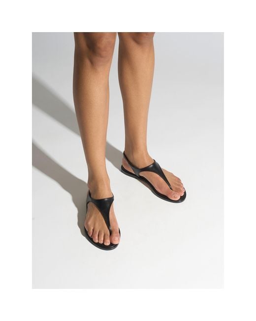 Aeyde Brown Raine Flat Sandals