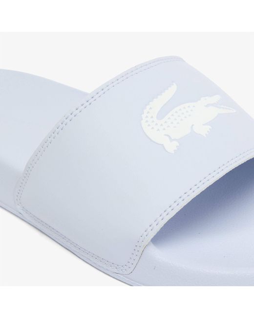Lacoste White Serve Sliders