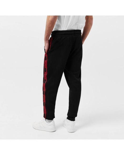 HUGO Blue Bodywear Liam Closed Hem Soft Fleece Joggers With Elasticated Cuffs for men
