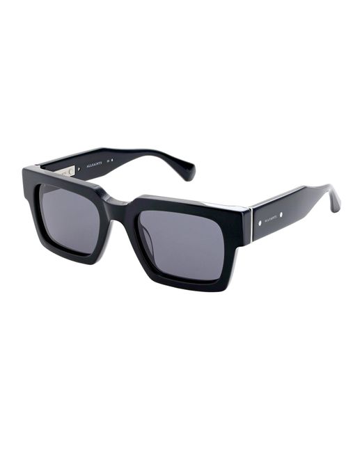 AllSaints Black Square Sunglasses for men
