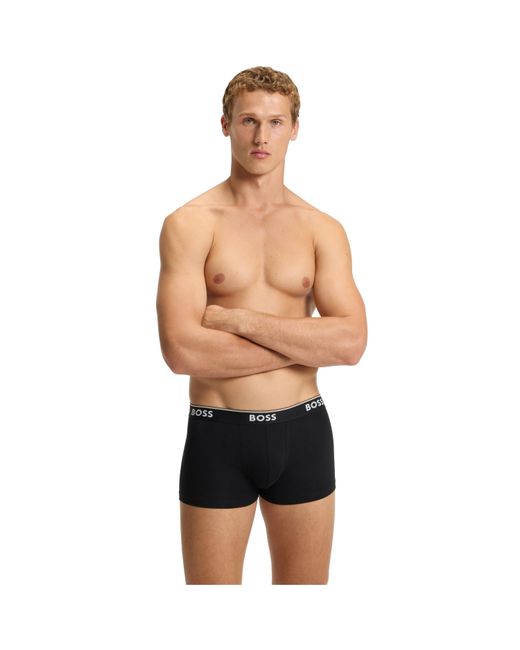 Boss Black Bodywear 3-Pack Boxer Shorts With Logo Detail for men