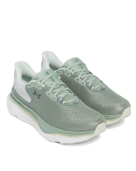 Under Armour Green Infinite Pro Entry Road Running Shoes for men