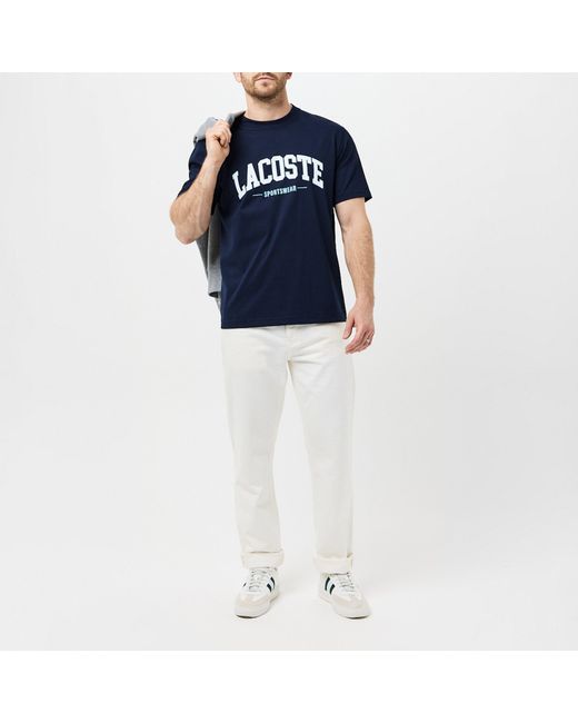 Lacoste Blue Big Logo T-Shirt for men