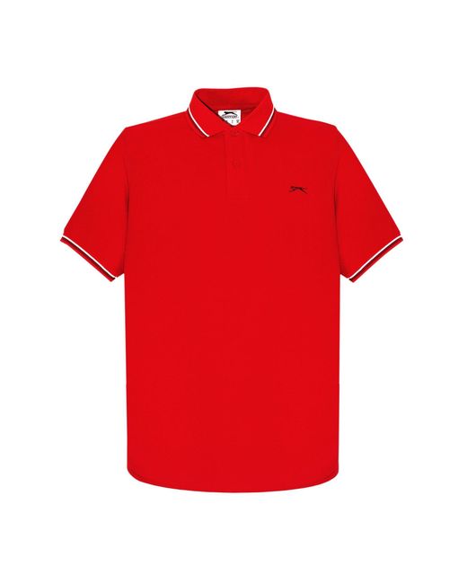 Slazenger 1881 Red Tipped Polo Shirt for men