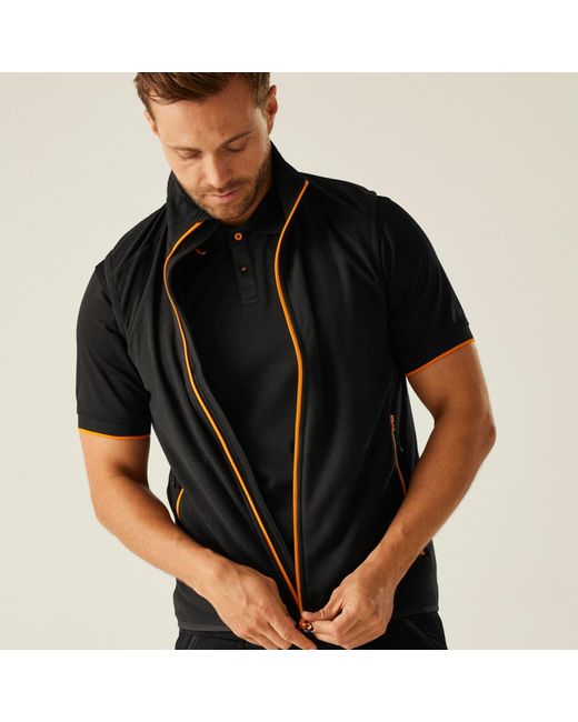 Regatta Black Navigate Fleece Bodywarmer for men