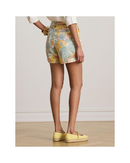 Ralph Lauren Yellow Tailored Shorts
