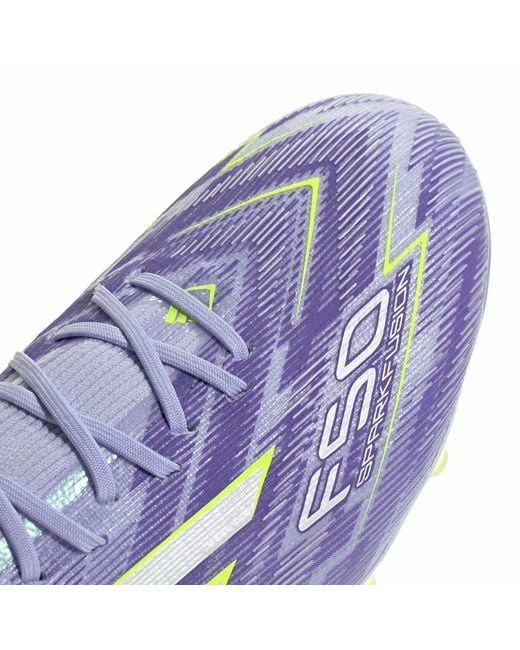 Adidas Blue F50 Sparkfusion Elite Firm Ground Boots