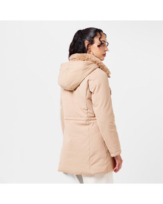 Donna Karan Natural Dkaran Short Lightweight Puffer Jacket