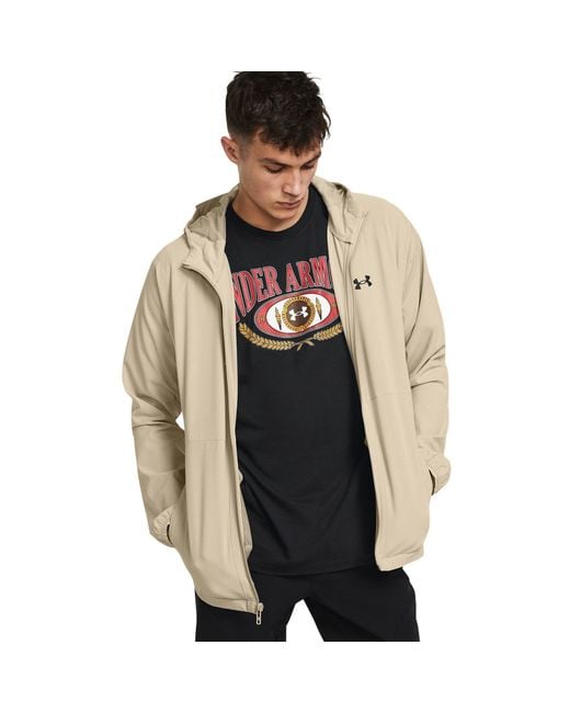 Under Armour Natural Armour Ua Stretch Woven Windbreaker for men